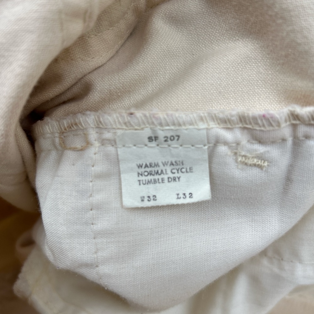 Vintage 1980s Levi’s White Tab Pleated Pants Talon Zipper USA 30x29 - Picture 7 of 8